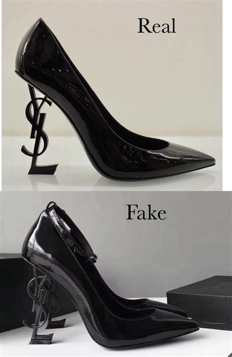 ysl heels fake vs real|ysl tribute heel slippery.